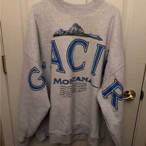 Abercrombie Glacier Montana Crewneck XXL